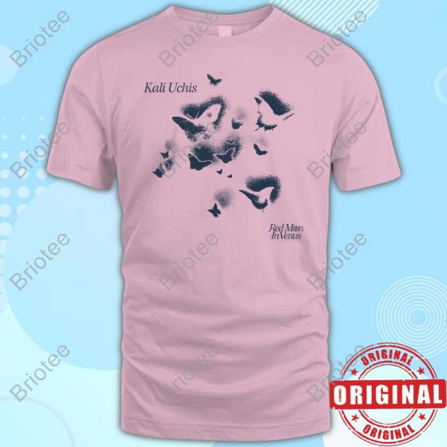 Kali Uchis Blue Butterfly Long Sleeve Tee