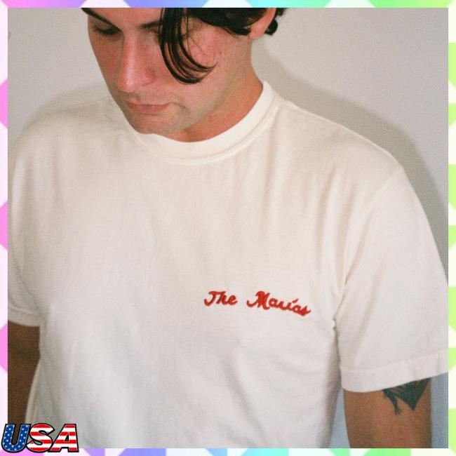Official The Marias Merch The Marias Classic Embroidered T-Shirts The Marias Apparel