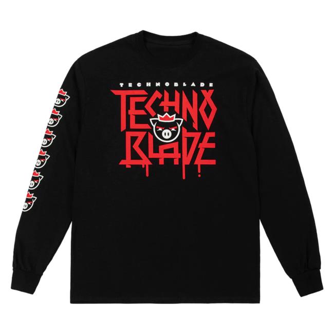 Official Technoblade Merch Store Shop Technoblade Agro Long-Sleeve Black