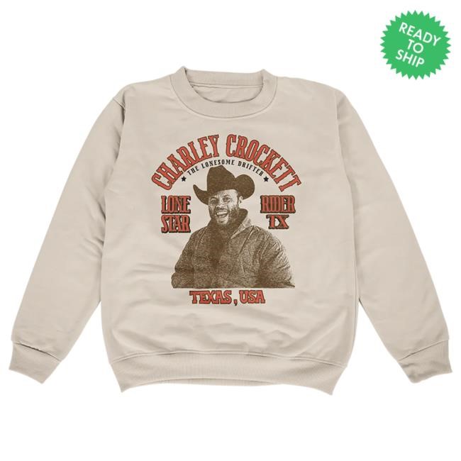 Charley Crockett Lonestar Rider Crewneck | Classic Archive Graphic