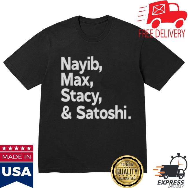 Nayib, Max, Stacy, & Satoshi. New Shirt