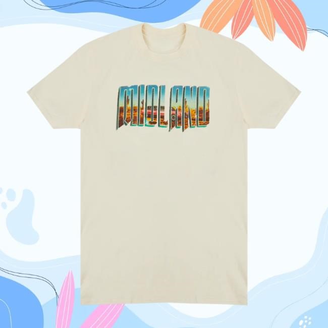 Chrome Logo Dateback Tee Shirt - Midland Official Store