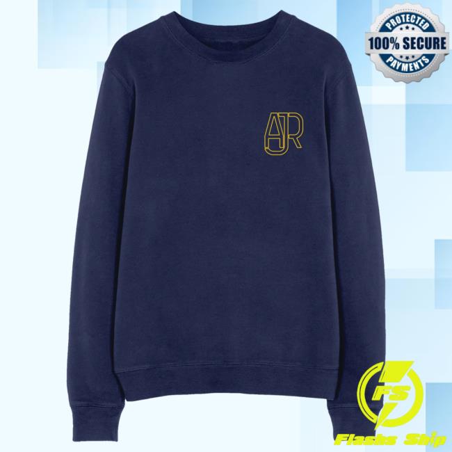 Official Ajr Brothers Merch Store Shop Navy Logo Crewneck AjrBrothers