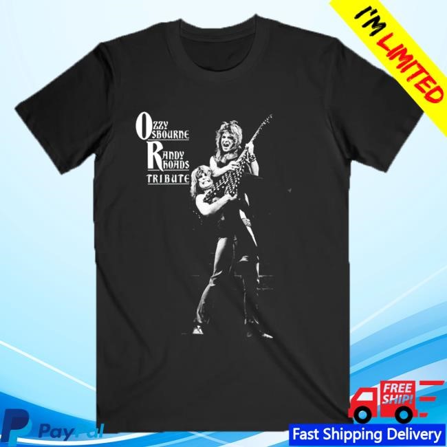 Ozzy Osbourne Randy Rhoads Tribute New Shirt