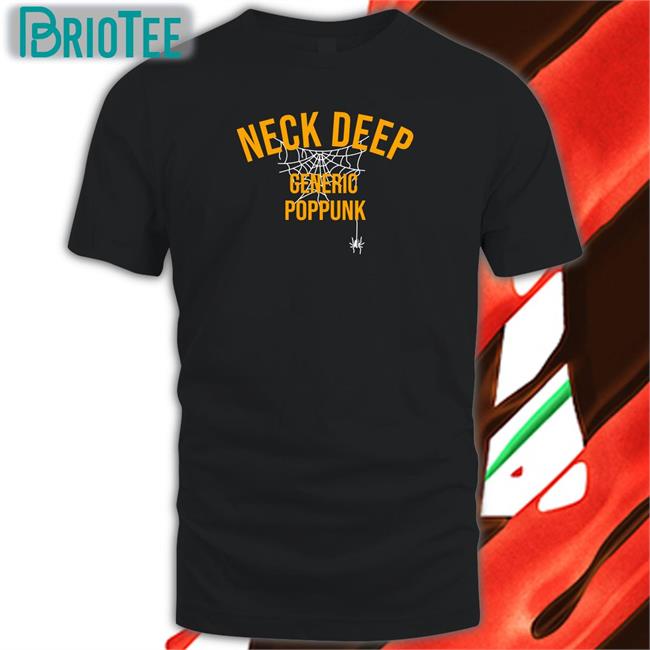 Neckdeepstore Merch Generic Pop Punk Halloween Neck Deep Generic Pop Punk T Shirt Restock Due To Popular Demand