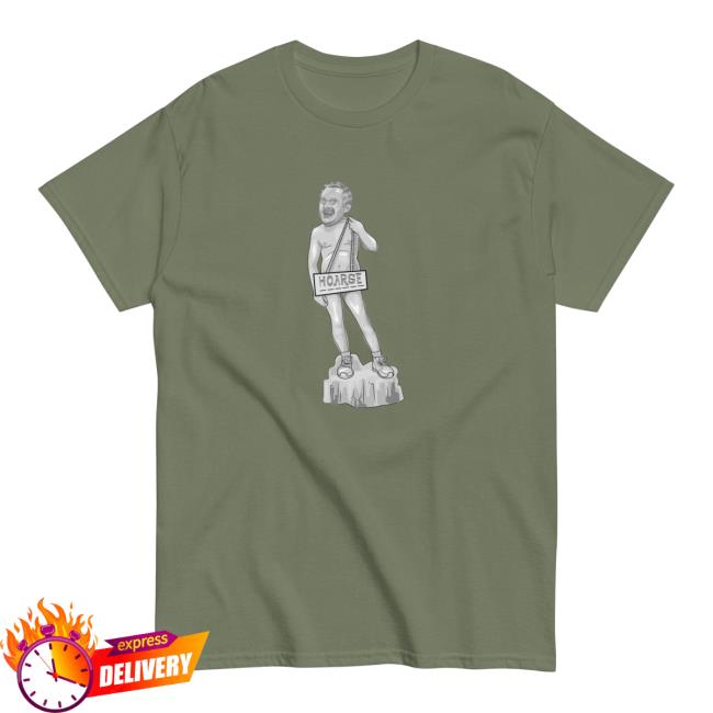 Lebatardaf Store Shop Merch Stu Hoarse Statue Shirt