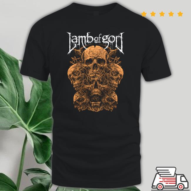 Lamb Of God Rooted Skull Tee