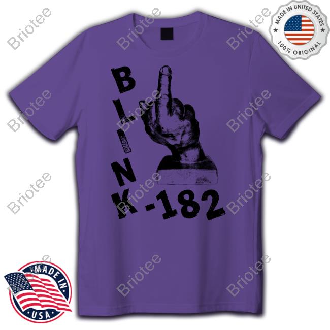 Blink 182 Merch Middle Finger Shirt