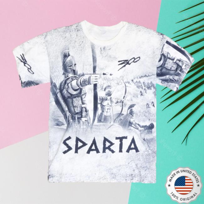 Official Throwback Vault Vintage 300 Sparta Movie Promo Shirt 2023 All Over Print AOP