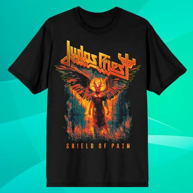 Official Judas Priest Merch Winged Demon Tee