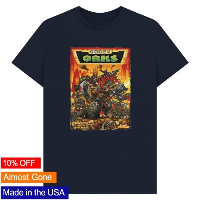Warhammer 40,000 2nd Edition: Codex Orks Tee Official Warhammer Merch Store Shop