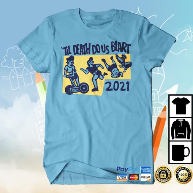 Official Mcelroy Merch Death Blart Shirt 2023 Turquoise McelroyMerch
