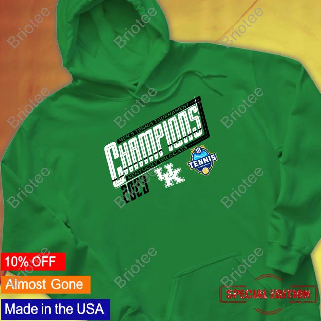 Kentucky Wildcats 2023 SEC Men's Tennis Tournament Champions Tee Shirt