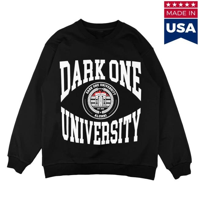 Dark One University Crew Sweatshirt Official Lil Darkie Merchandise — Small Dark One