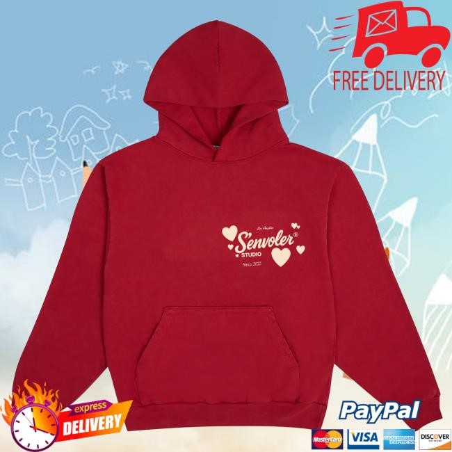 Official Senvoler Store Shop Senvoler Studio Forever Hoody - Red