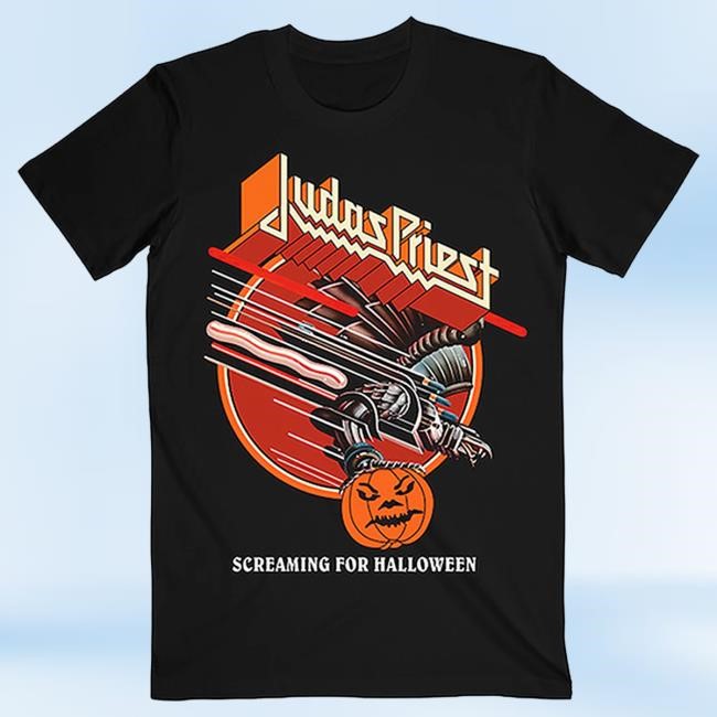 Official Judas Priest Screaming For Halloween Shirt New
