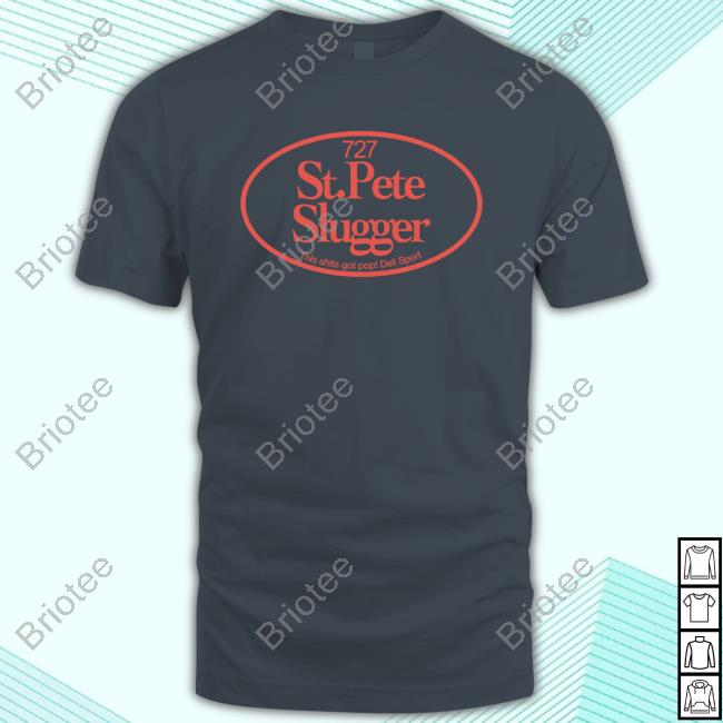 St. Pete Slugger T Shirt Deli Sport Slugger Shirt Ben Brewster