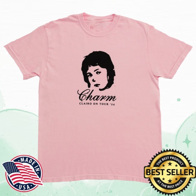 Clairo On Tour T Shirt (Light Pink) Clairo Merch