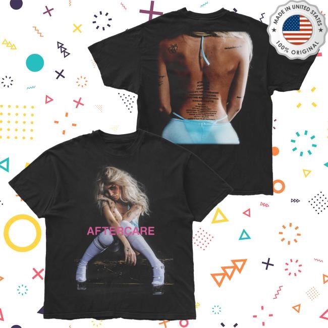 Official Nessa Barrett Merch Store Nessa Barrett AFTERCARE Album Cover T-Shirt