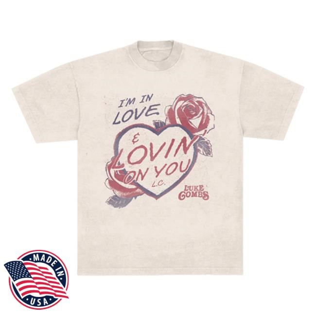 Official Luke Combs Merch Store Luke Combs I'm In Love Tee