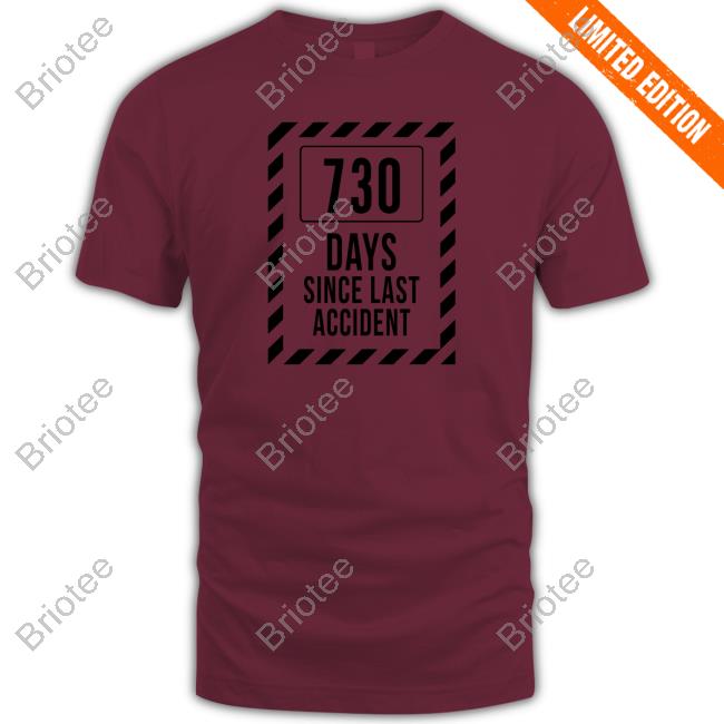 730 Days Since Last Accident Shirt Kentucky Ballistics Days Without Accident