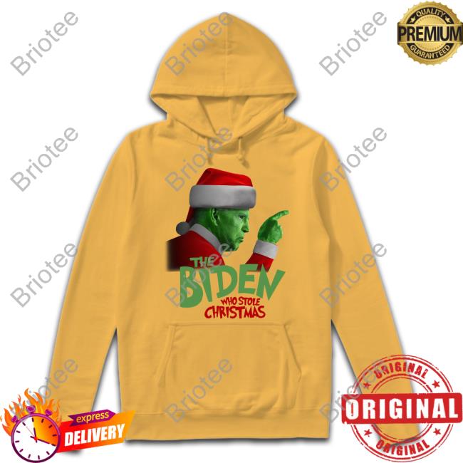Grinch The Biden Who Stole Christmas Tee The Officer Tatum Merch Grinch The Biden Who Stole Christmas T Shirt Theofficertatumstore