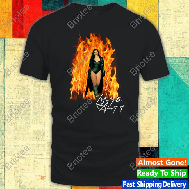 Queen Naija Let's Talk About It Flame Tee