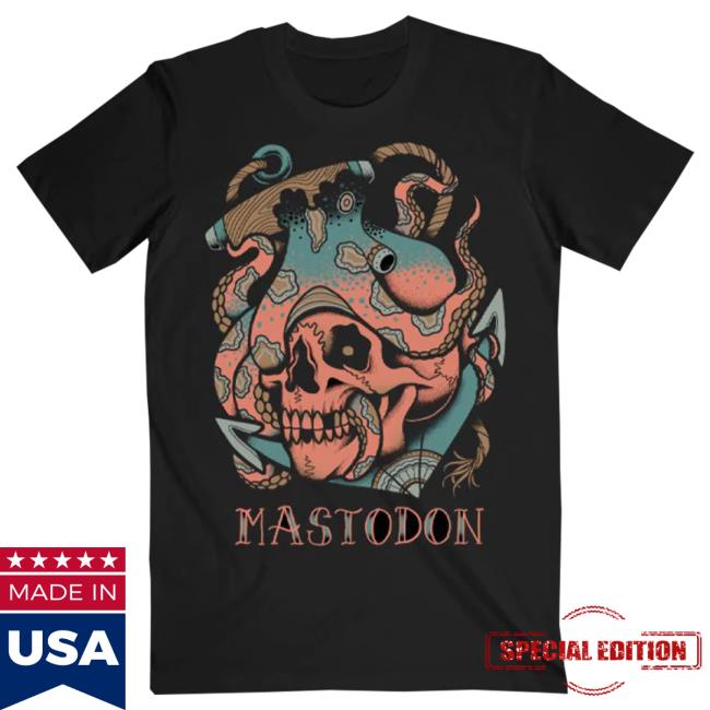 Official Mastodon Rocks Merch Store Mastodon Octopus Tattoo Shirt New Mastodonrocks