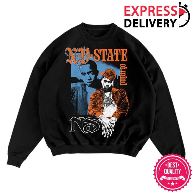 Official Nasir Jones Shop Nas Merch Ny State Of Mind Sweater Nasirjones