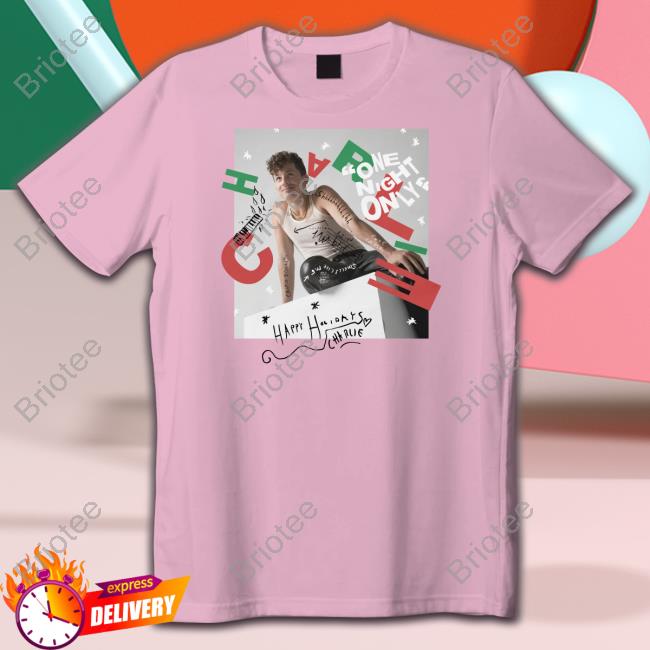 Charlie Puth Merch Happy Holidays Charlie Sweatshirt Charlieputh