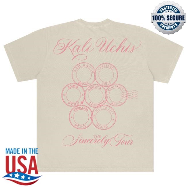 Kali Uchis Sincerely Tour LATAM Exclusive Tee Graphic Print Street