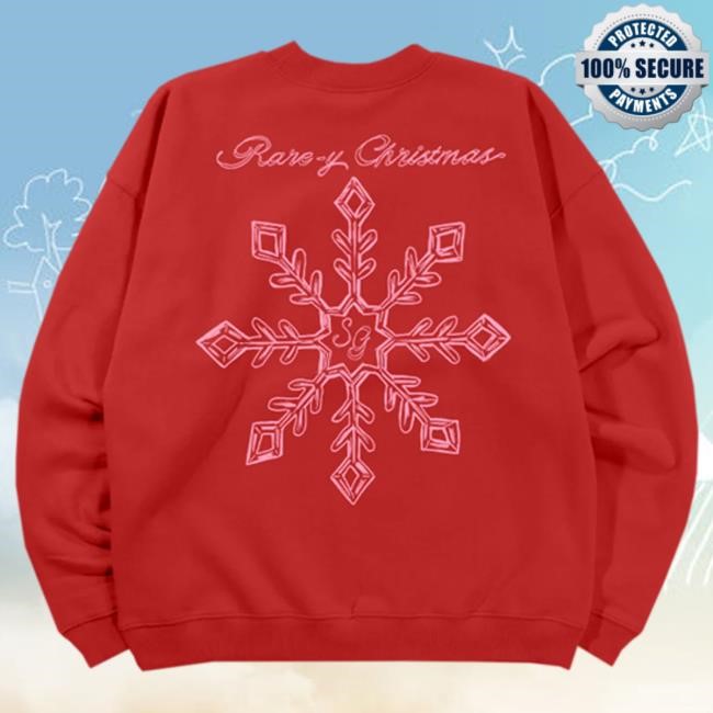 Official Selena Gomez Merch Store Selena Gomez Rare-Y Christmas Popover Hoodie SelenaGomez