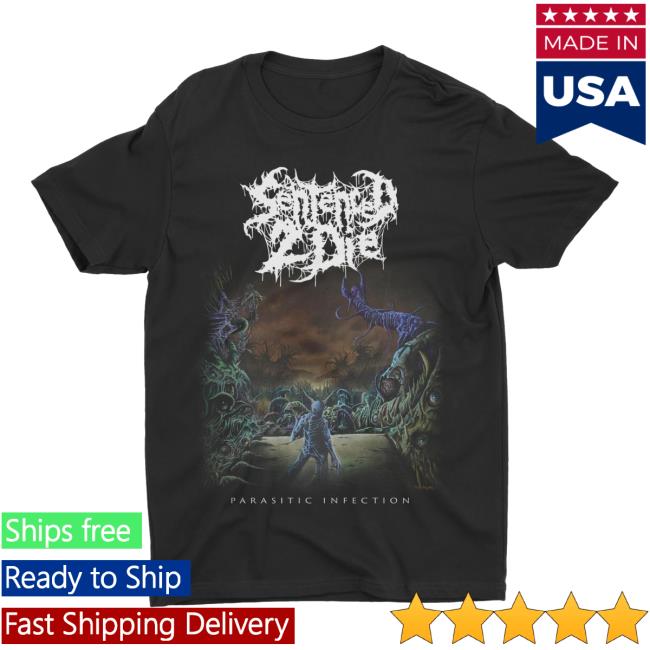 Official Night Shift Merch Sentenced 2 Die - Parasitic Infection Shirt
