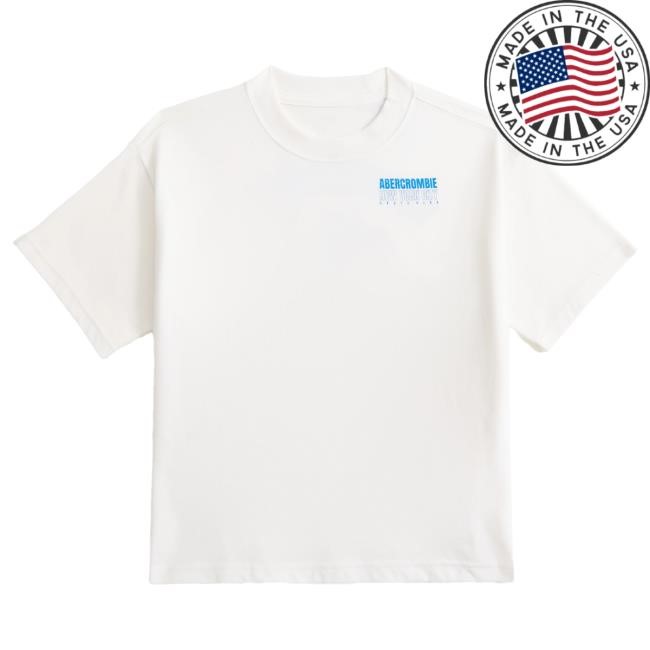 New Arrivals Abercrombie And Fitch Relaxed Graphic Logo Tee Release