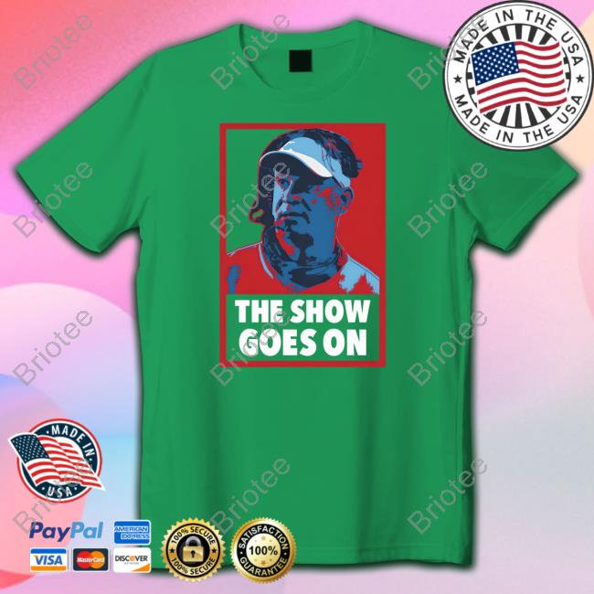 Barstool Sports Store The Show Goes On V Neck T Shirt