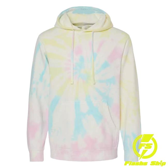 Official Kohls Apparel Clothing Store Shop Merch Independent Trading Co Midweight Tie-Dye Hoody Tie Dye Sunset Swirl
