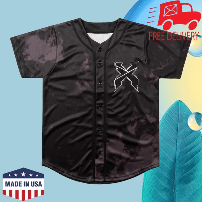 Headbanger Tie Dye Baseball Jersey