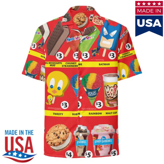 Ice Cream Hawaiian Shirt