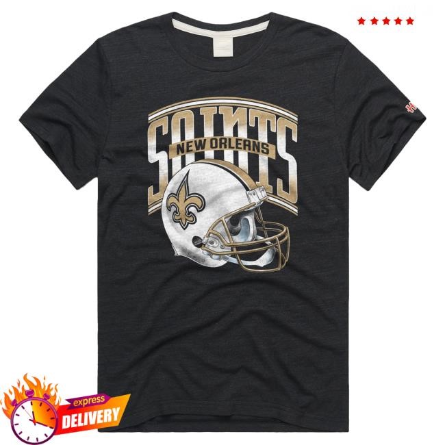 New Orleans Saints Gradient Helmet Tees Homage | New Orleans Saints Official | NFL Football