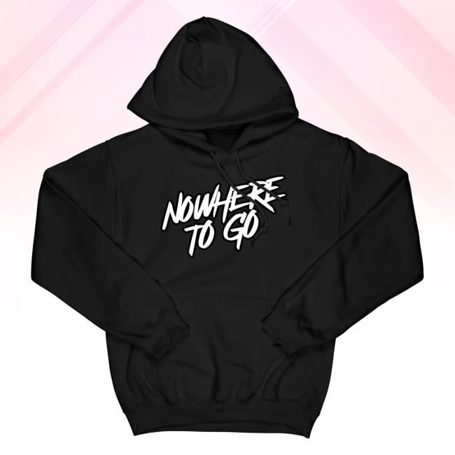 Official SnowThaProduct Clothing Merch Every Day Days Snow Tha Product Nowhere To Go Hooded Sweatshirt Black EveryDayDays