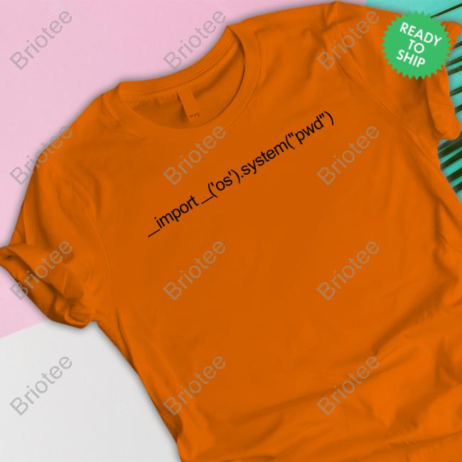 Official Import Os System Pwd Tee Shirt