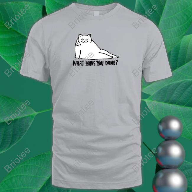 Awning Crow Merch Cat What Have You Done T Shirt