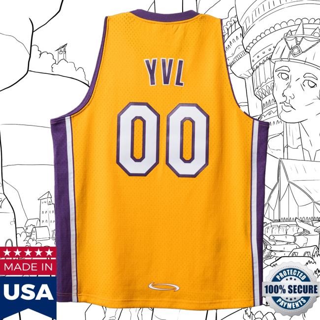 Official Complex Merch Store Shop NBA Playboi Carti X M&N Jersey Los Angeles Lakers 1999 New Shirt