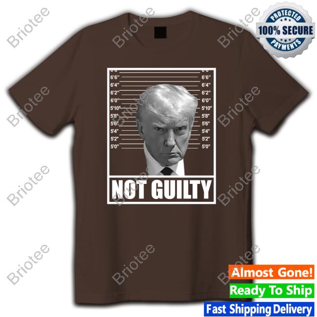 Official Hodgetwins Merch Trump Mugshot Not Guilty T Shirts