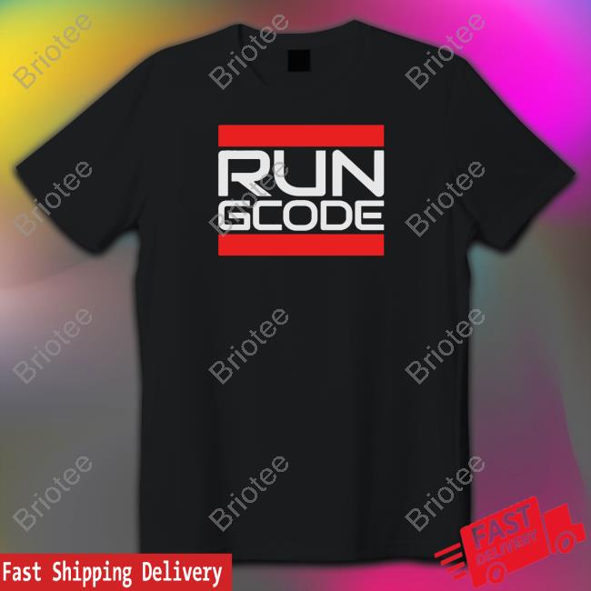 Run Gcode Limited Edition Black Hooded Sweatshirt