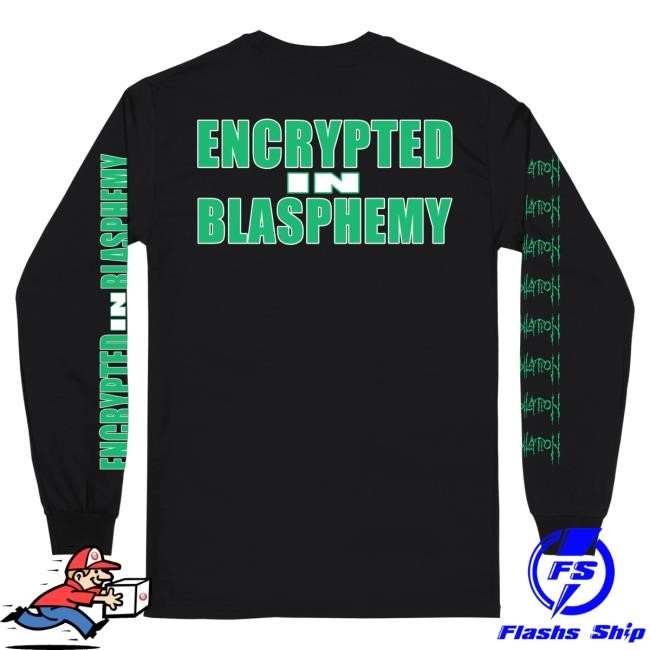 Official Reality Fade Merch Store Repudilation 'Encrypted In Blasphemy' Shirt