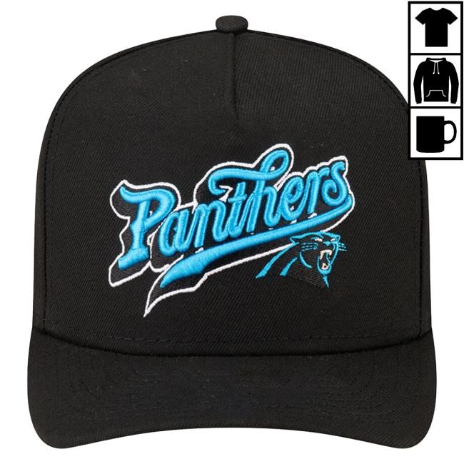Men's Carolina Panthers New Era Born x Raised Black A-Frame 9FIFTY Snapback Cap NFL Shop Store