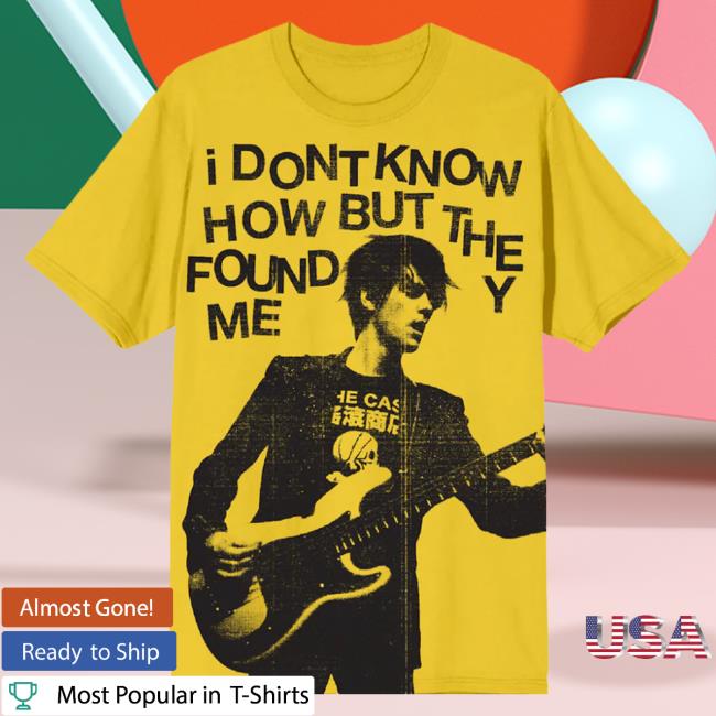 Official I Dont Know How But They Found Me Idkhow Store Idkhow Merch All Over Print I Dont Know How But They Found Me Yellow T-Shirt Aop