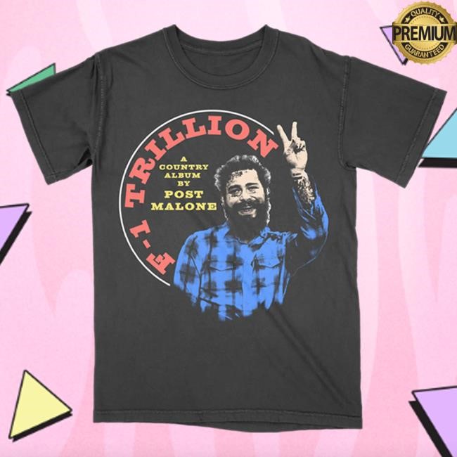 Official Post Malone Merch Store Post Malone F-1 Trillion Peace Tee