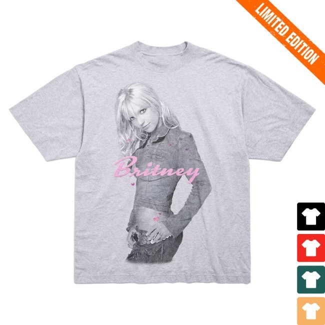 Official Britney Spears Series Shrunk Tee Balenciaga